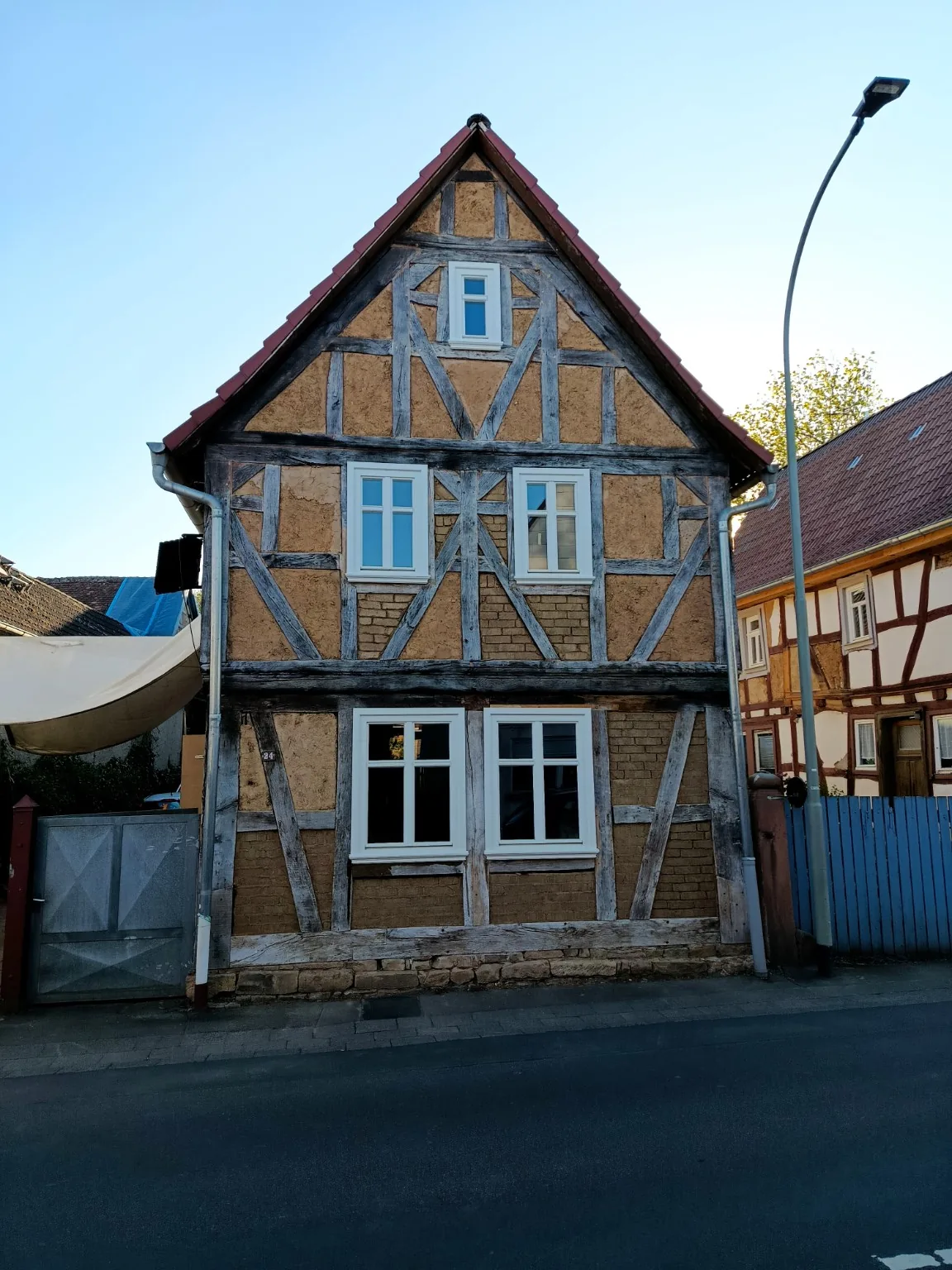 Fachwerkhaus vor der Instandsetzung