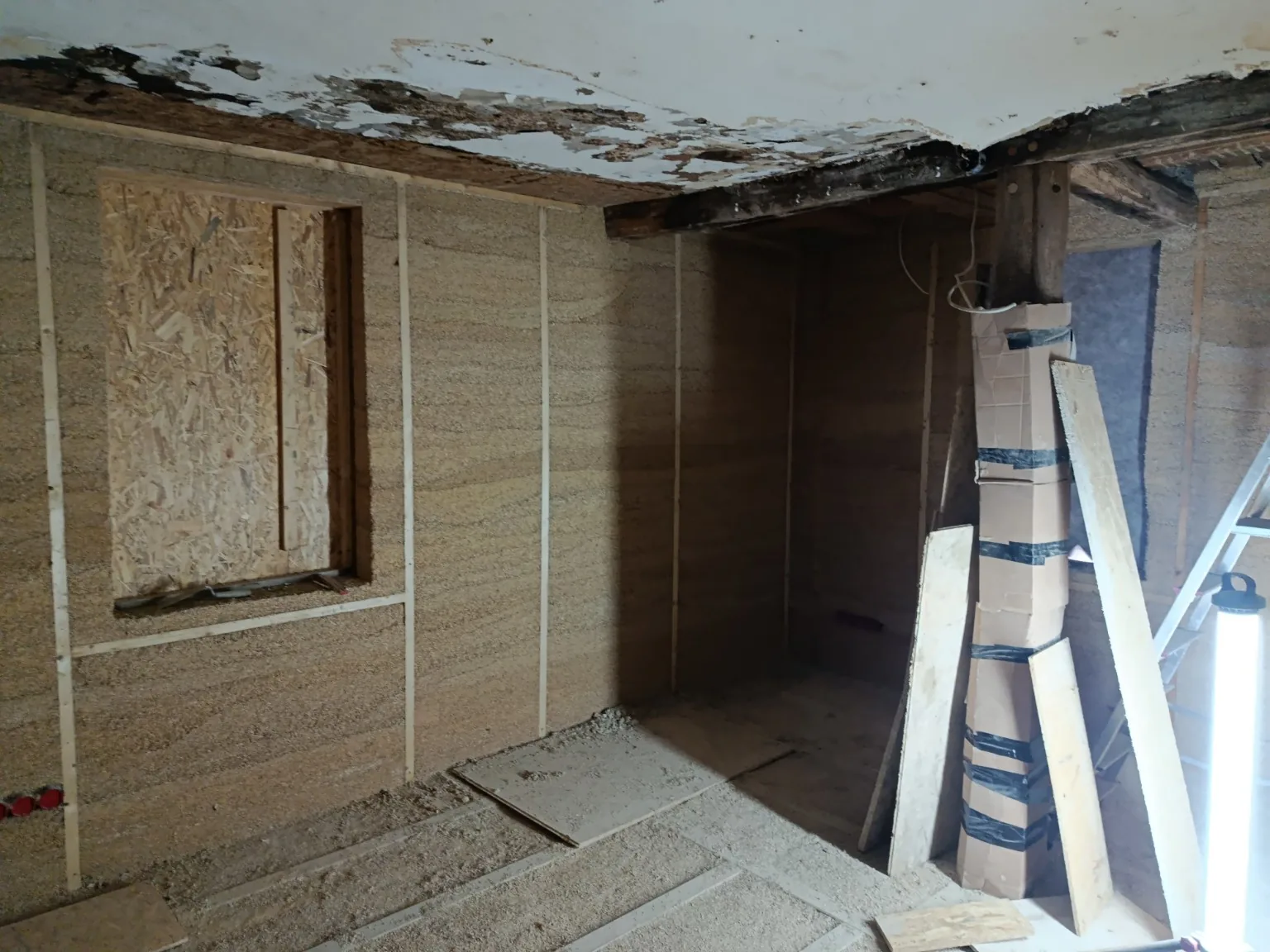 Hanfkalk – Wandaufbau im Bestand